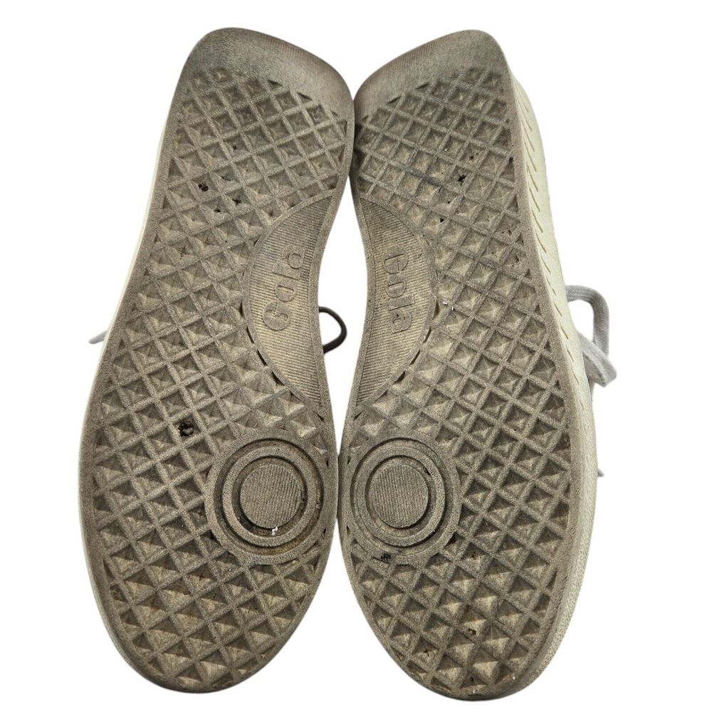 Gola Sneakers Womens 9 Grandslam Savanna Animal Print Low Top White Gray Silver - Picture 9 of 11